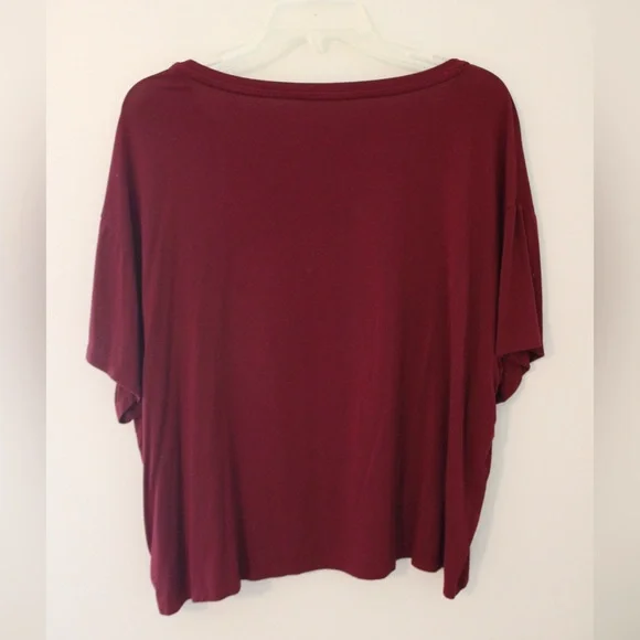American Eagle Soft and Sexy Burgundy Tee Size XL - Picture 4 of 4
